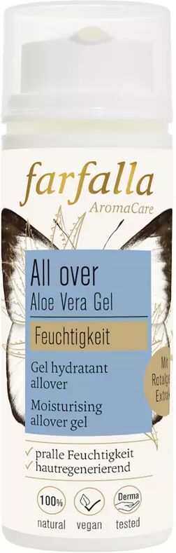 farfalla - AloeVera,FeuchtigkeitsspendendesAllover-Gel,Feuchtigkeit, 50 ml