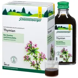 THYMIAN SAFT Schoenenberger Heilpflanzensäfte 3X200 ml