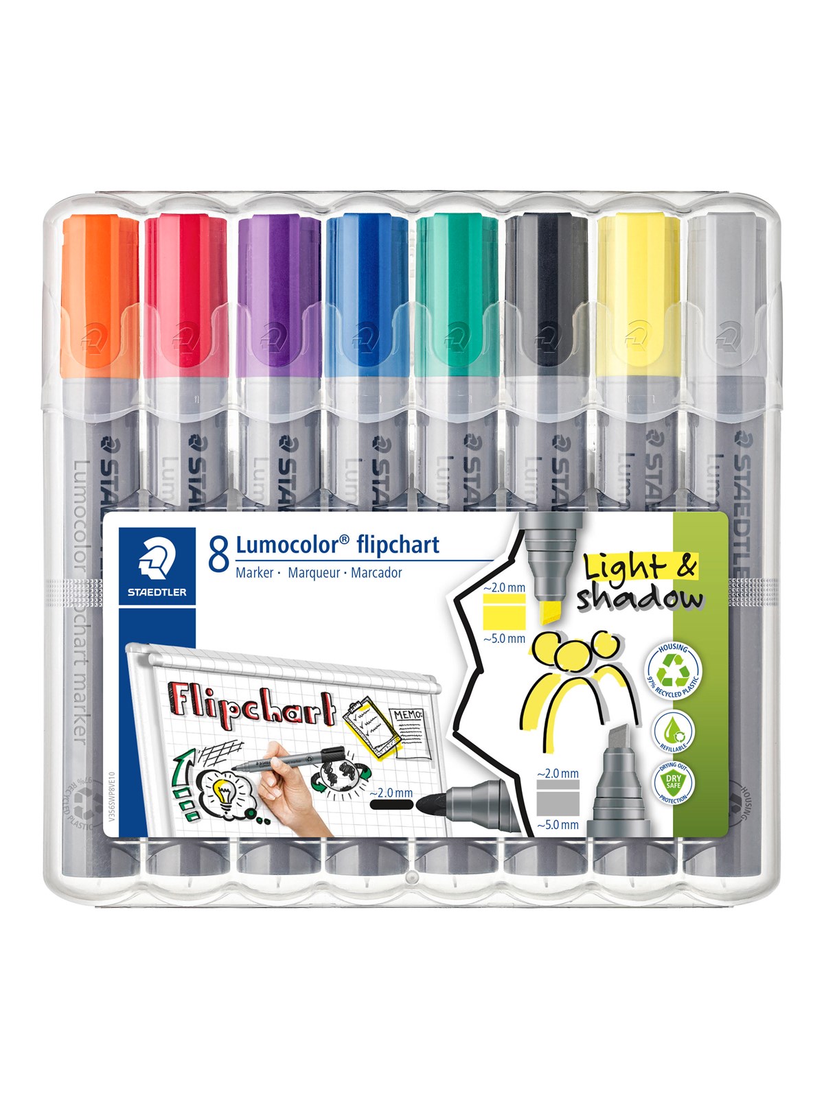 Staedtler Flipchart marker Lumocolor 8pcs.box