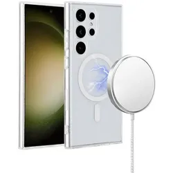 eSTUFF Samsung Galaxy S24 Ultra INFINITE OSLO Magnetic Hybrid Cover - Transparent