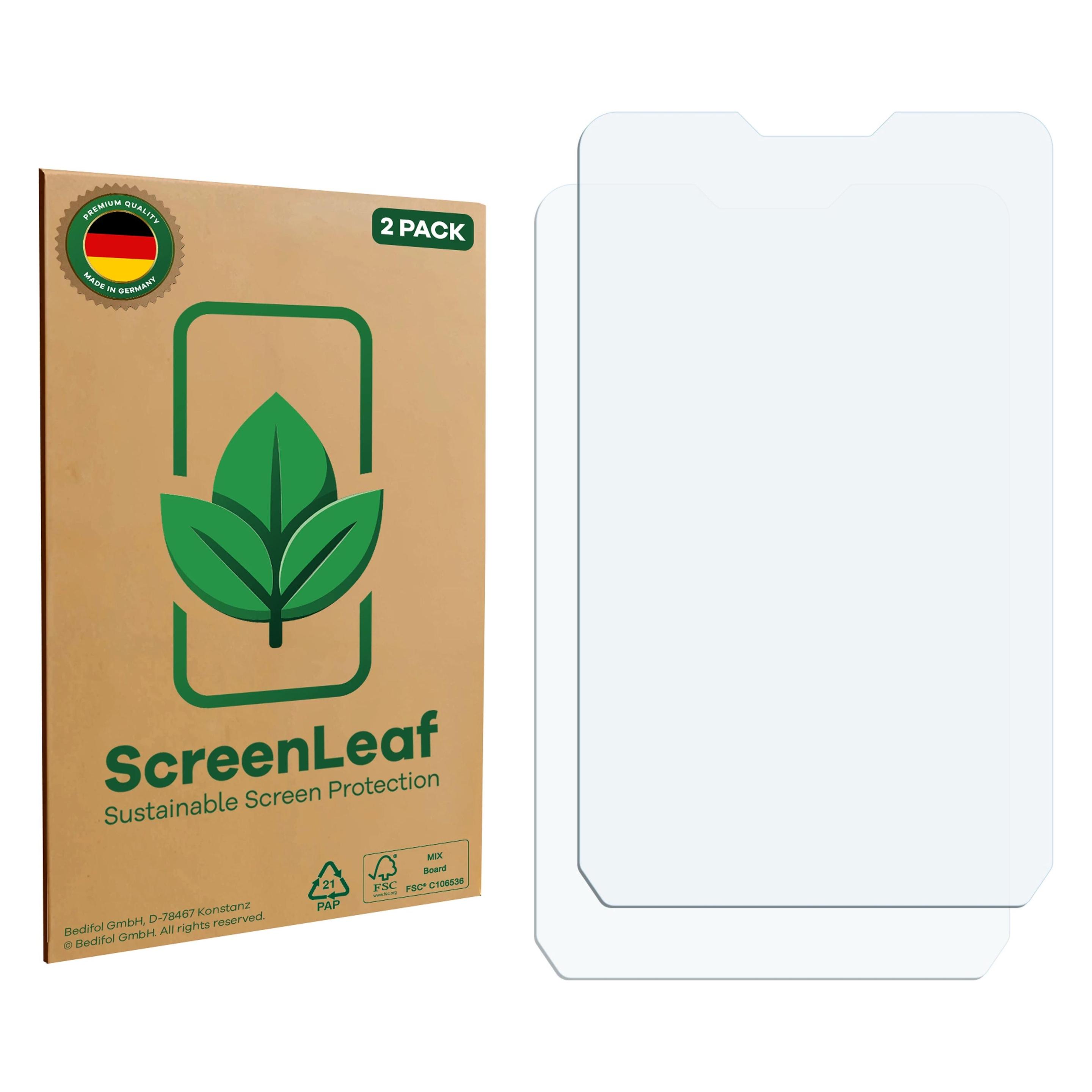 ScreenLeaf Schutzfolie für Unitech HT730 Displayschutz Display Schutz Folie Klar Transparent (6161457)