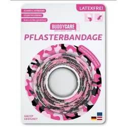PFLASTERBANDAGE latexfrei BUDDYCARE MED pink 1 St
