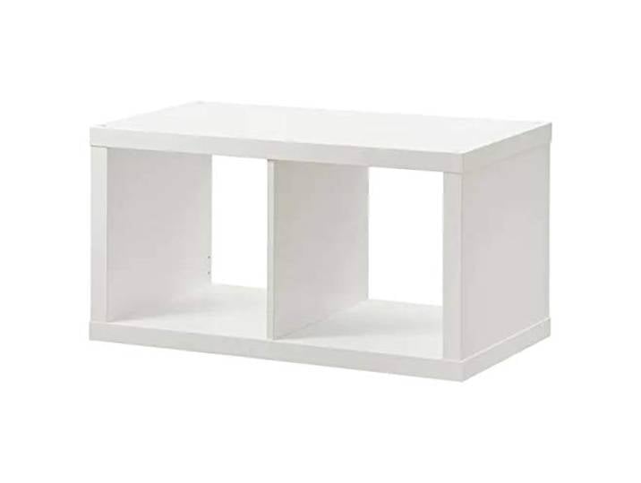 Ikea Kallax Lot de 2 étagères Blanc 77 x 42 cm