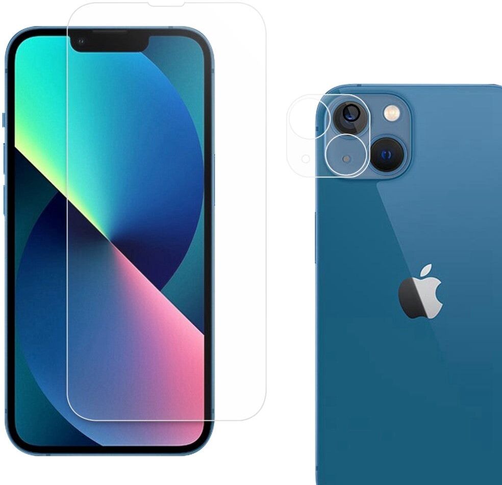 INCOVER iPhone 14 Plus Kamera- & Skærmbeskyttelse - Gennemsigtig
