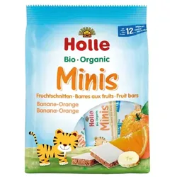 Holle Minis Fruchtschnitte Banane-Orange bio
