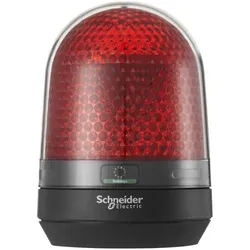 Schneider Electric XVR3E04 Drehspiegelleuchte, Harmony XVR, 100mm, rot, integrierte LEDs, ohne Buzzer, 48V DC