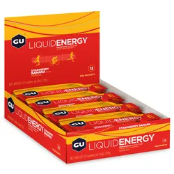 Gu Unisex Liquid Energy Strawberry Banana Karton (12 x 60g)