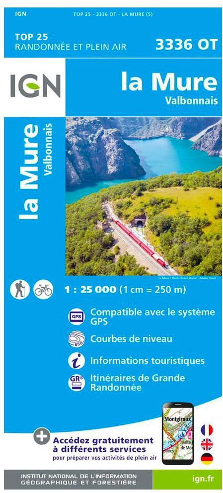IGN  - 3336Ot La Mure Valbonnais - Carte