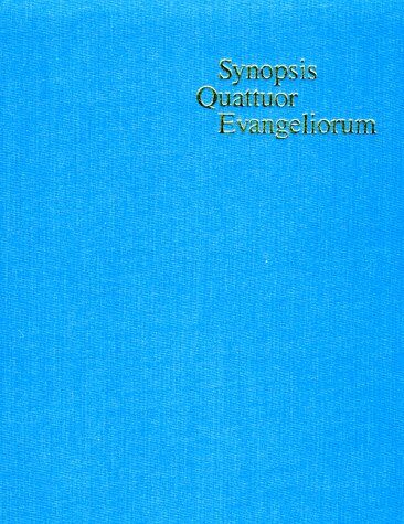 Kurt Aland - Synopsis Quattuor Evangeliorum: Locis parallelis evangeliorum apocryphorum et patrum adhibitis. Griechische Vier-Evangelien-Synopse (Bible Students) - Preis vom 01.10.2026 17:08:56 h