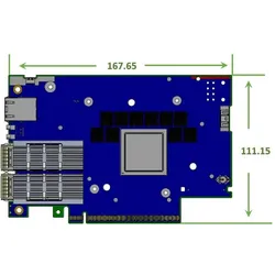 Nvidia BlueField-3 B3220L E-Series FHHL SuperNIC, 200GbE, Netzwerkkarte