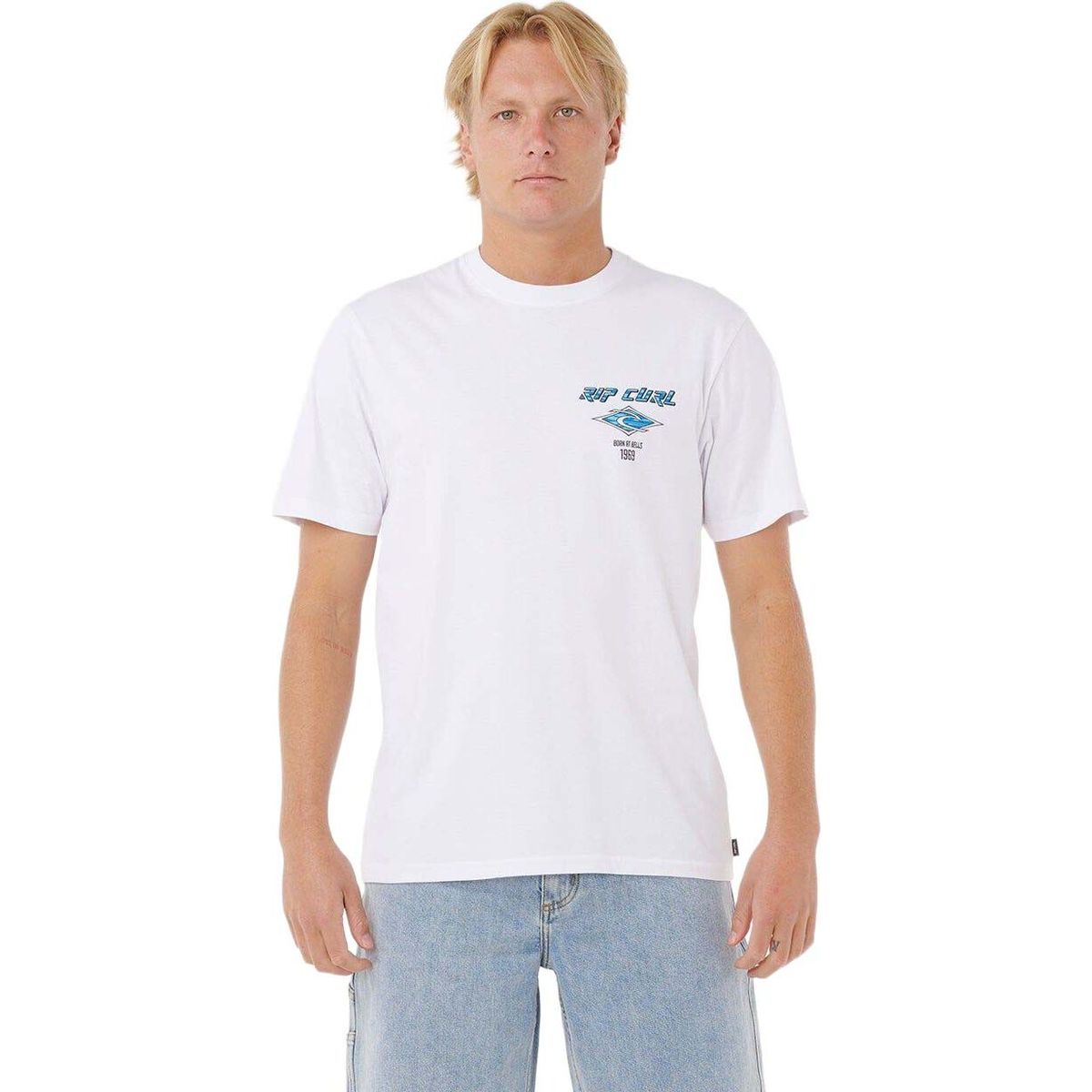 RipCurl Fade OUT Icon Tee white (1000) S 0CAMTE-1000-S