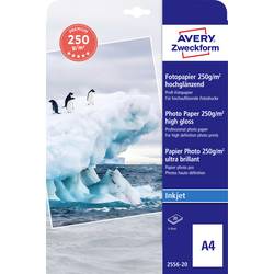 Avery-Zweckform Premium Photo Paper Inkjet 2556-20 Fotopapier DIN A4 250 g/m² 20 Blatt Hochglänzend