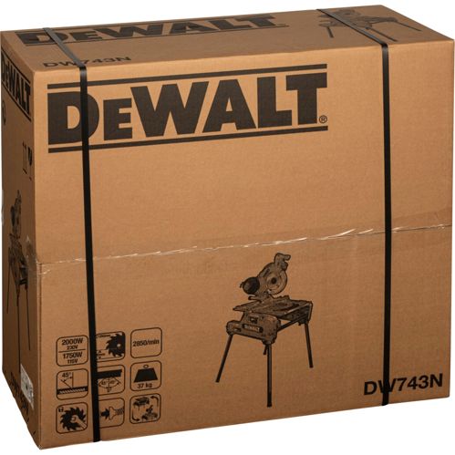 DeWalt DW743N-QS Tisch-, Kapp-, Gehrungssäge