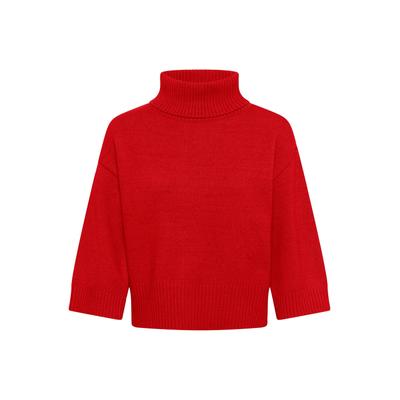 Strickpullover SAINT TROPEZ "Saint Tropez Strickpullover UminaSZ", Damen, Gr. XXL, rot (true rot), Pullover Strickpullover