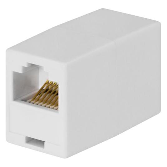 Deltaco modularskarvdon 8P/8C RJ45, vit (MD-11B)