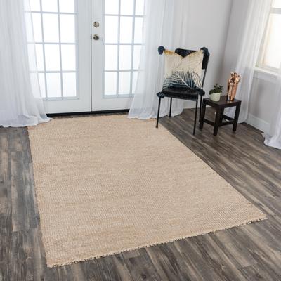 Alora Decor Sun Beige and Tan Hand-woven Wool Blend Rug