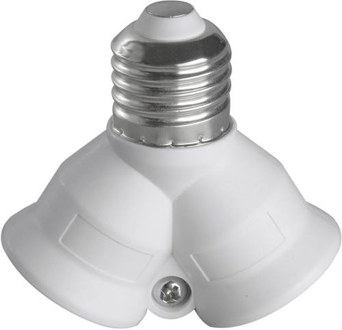 Heitronic Lampenfassung-Adapter E27 auf 2x E27 230V 60W