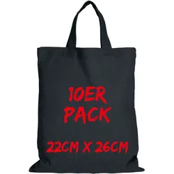 Texxilla Apothekertasche Mehrpack mit zwei kurzen Henkeln, Dunkelblau, dunkelblau