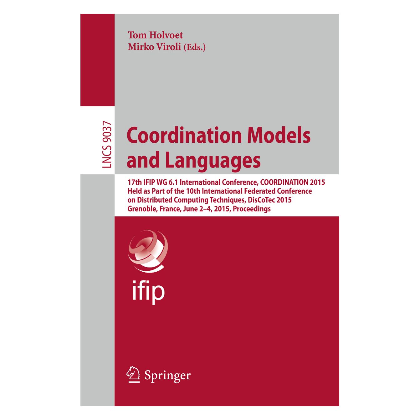 Springer Coordination Models and Languages (Englisch, Softcover, Mirko Viroli, Tom Holvoet) (15901807)