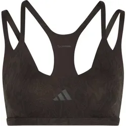ADIDAS Damen BH Optime Workout Snake Strappy, Größe M in Schwarz Schwarz
