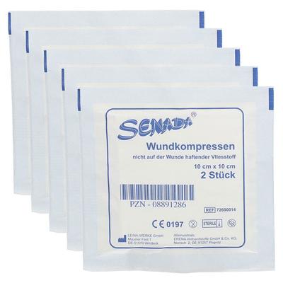 Erena Vlies-Kompressen steril 10x10 cm 5x 5x2 St Kompressen
