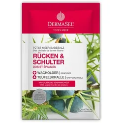 DERMASEL Totes Meer Badesalz Rücken & Schulter 80 g
