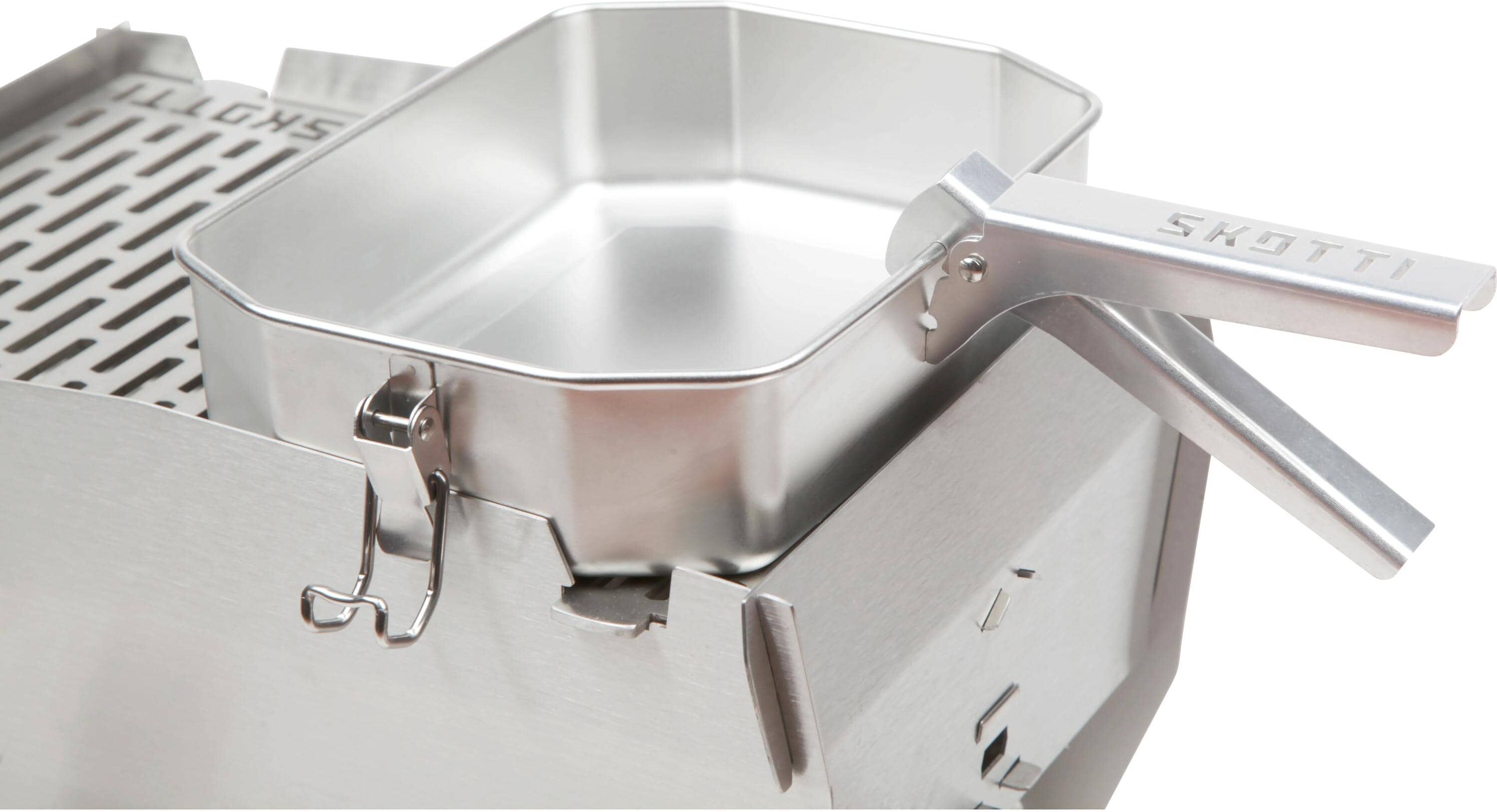 Grillpfanne "Skotti BOKS 1 L", silber (bunt), Pfannen, Grillpfanne bunt Einheitsgröße
