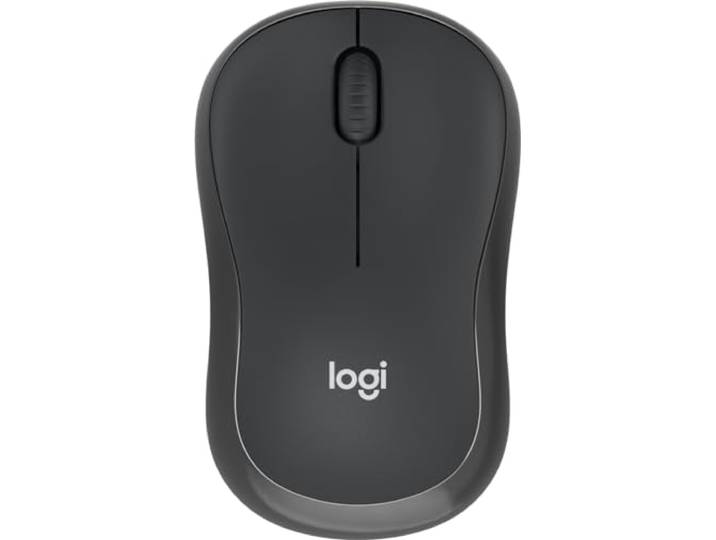 Logitech M240 voor bedrijven, stille draadloze muis, veilige Logi Bolt USB-ontvanger, Bluetooth, wereldwijd gecertificeerd voor Windows, Mac, Chrome, Linux, iPadOS, Android - grafiet