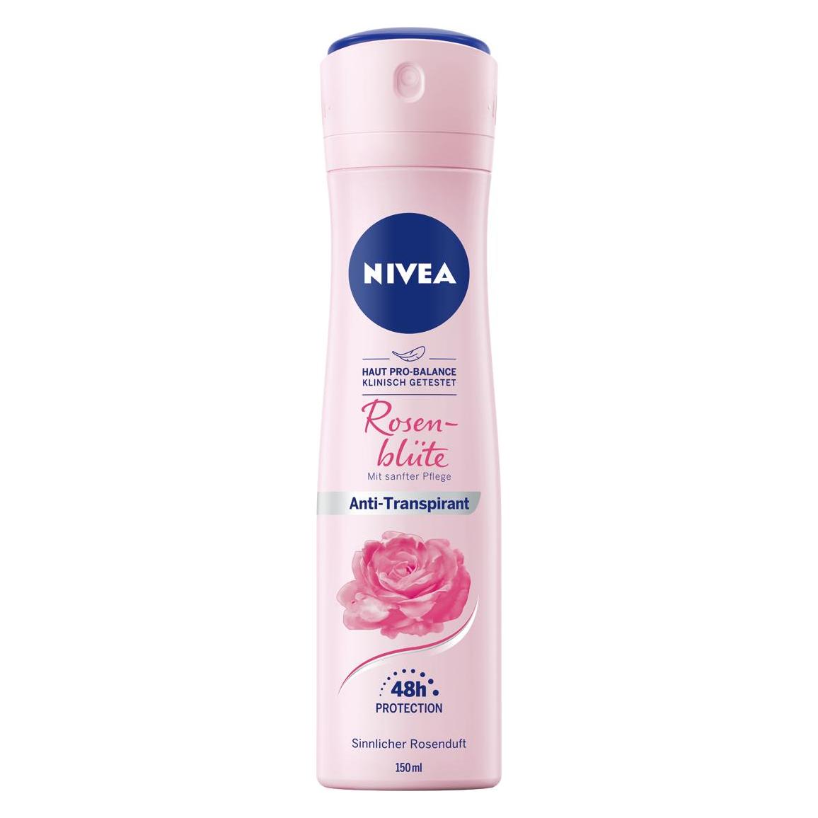 Nivea deospray rosenblüte, 150ml Flasche (Spray, 150 ml) (84177)