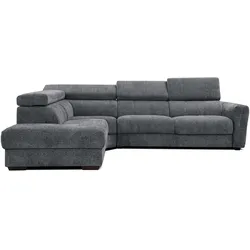 ECKSOFA CALVERA 5-Sitzer, graphitfarben