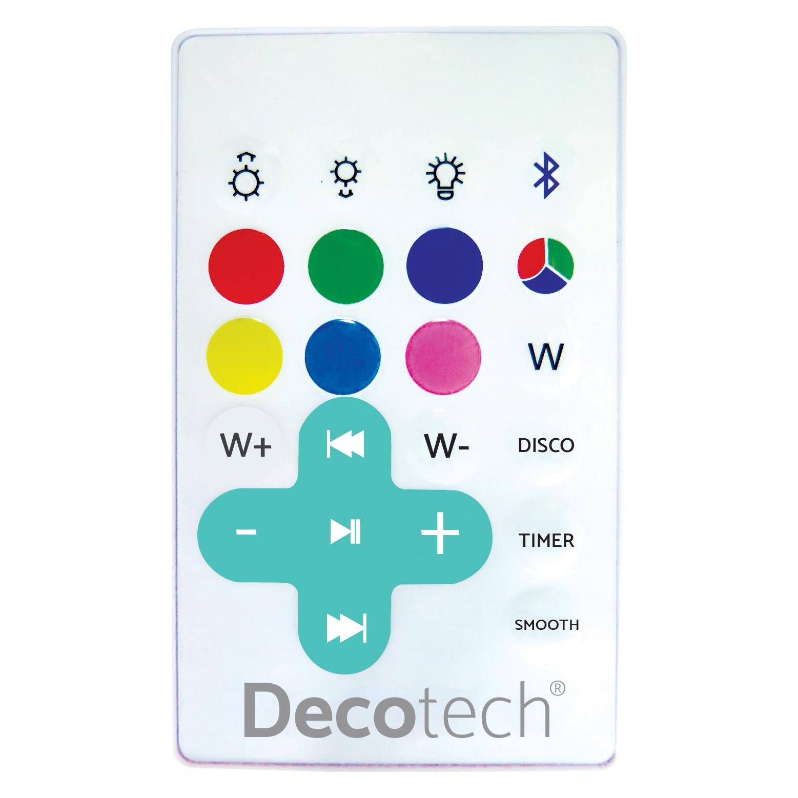 Lexibook Bluetooth Lautsprecher wasserdicht in Form einer Tischlampe mit LED Technologie inkl. Fernbedienung (BTL035)