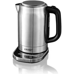 Cloer 4459, Wasserkocher, Silber, Schwarz