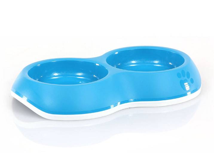 Lottchen Doppelnapf Blau