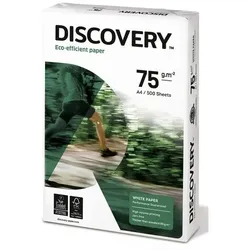 Discovery Eco-efficient DIN A4 Druckerpapier Weiß 75 g/m2 Matt 500 Blatt