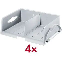 Leitz 4er-Pack Briefkörbe »Sorty 5230« grau, 40.5x12.5x30 cm