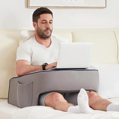Uplift Essentials Ergonomic Memory Foam Support Pillow Multi Purpose Rest For Gaming, Reading, And Working Ergonomic Memory Foam Support Pillow Multi Purpose Rest For Gaming, Reading, And Working
