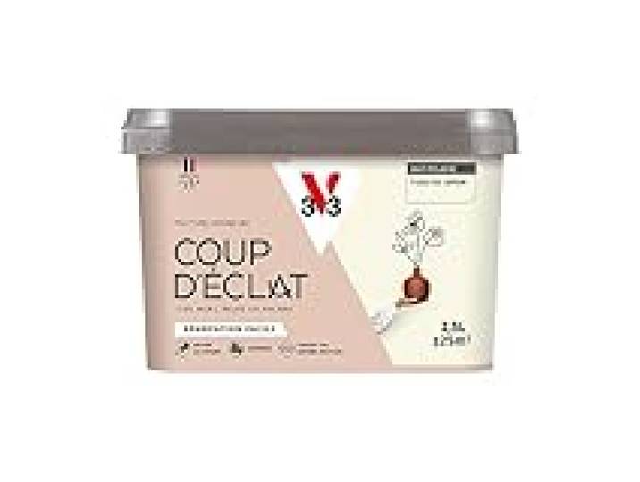 V33 Peinture murale intérieure Coup d'Éclat® Toile de coton Mat Poudré 2,5L