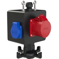 PCE 9848251 Hängeverteiler Vollgummi Baureihe FREISTADT HV 16/5 3xSSD M20o m.Griff VC IP54