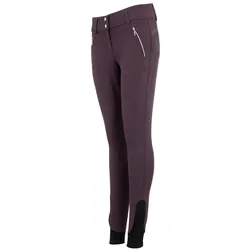 BR Damen Reithose Pauline plum perfect Silikon Vollbesatz, Größe: 38