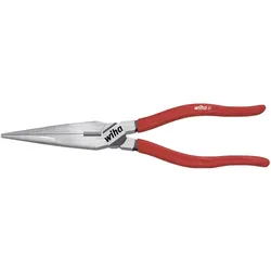 Wiha Flachrundzange Classic mit Schneide gerade Form - Blisterverpackung - 27340