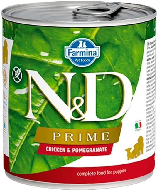 Farmina Comida Húmida Cão Puppy ND Frango Romã 6 Unds 285g