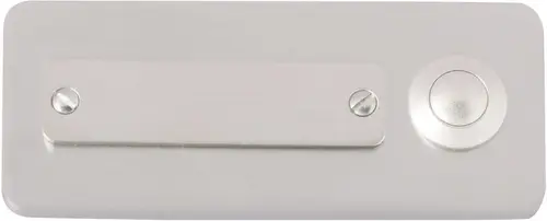 Heidemann 70121 Klingelplatte mit Namensschild 1fach Edelstahl 24 V/1A
