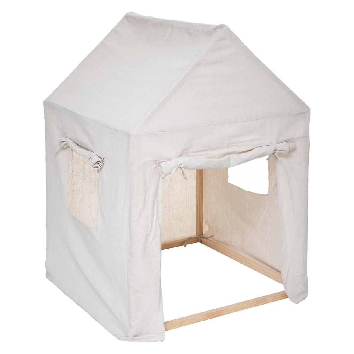 Atmosphera Kiefernhaus + Leinwand, beige (174151)