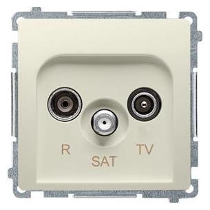 Kontakt Simon BASISMODUL RTV/SAT-Antennendose beige - BMZAR-SAT10/P.01/12 (Antennendose) (BMZAR-SAT10/P.01/12)