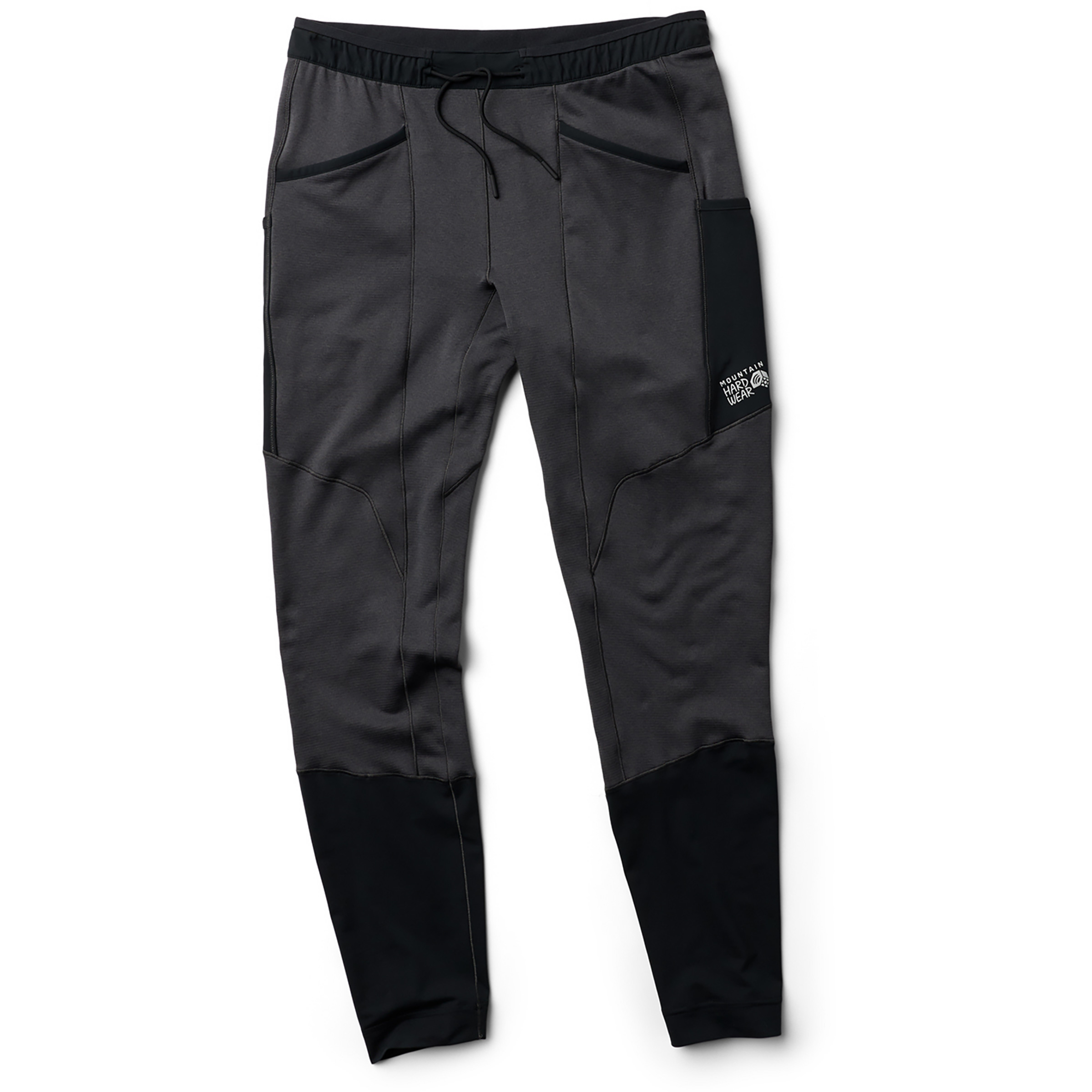 Mountain Hardwear Up First Tech Fleece Hose Herren Fleecehose schwarz Größe M Camping Elastisch