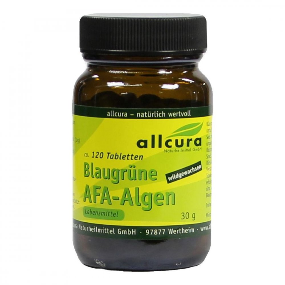 allcura Naturheilmittel GmbH Afa Algen 250 mg blaugrün Tabletten 01452796