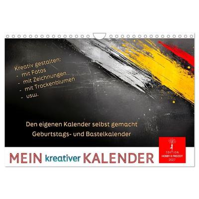 Mein kreativer Kalender (Wandkalender 2027 DIN A4 quer), CALVENDO Monatskalender