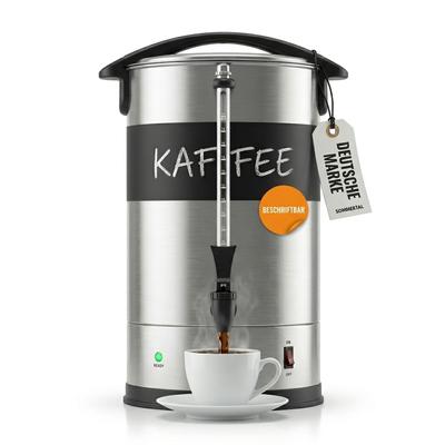 Sommertal Gastro Kaffeemaschine 15L / 100 Tassen | Filterkaffeemaschine groß mit Warmhaltefunktion & Wasserstandsanzeige