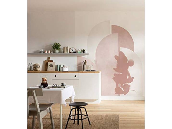 Komar Disney Vlies Fototapete - Minnie Creative Aesthetic - Größe: 250 x 280 cm (Breite x Höhe) - Kinderzimmer, Tapete, Kindertapete, Minnie Maus, IADX5-050