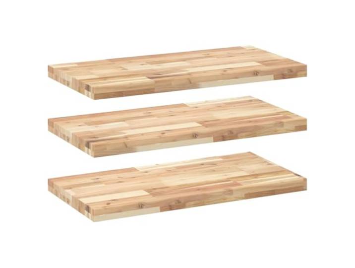 HKTMGDNG Schweberegal 3er Set 100x40 cm Massivholz Akazie Wandbrett Vielseitige Echtholz Wandboarde für Schlafzimmer, Wohnzimmer und Küche. Individuell gestaltbar und platzsparend.